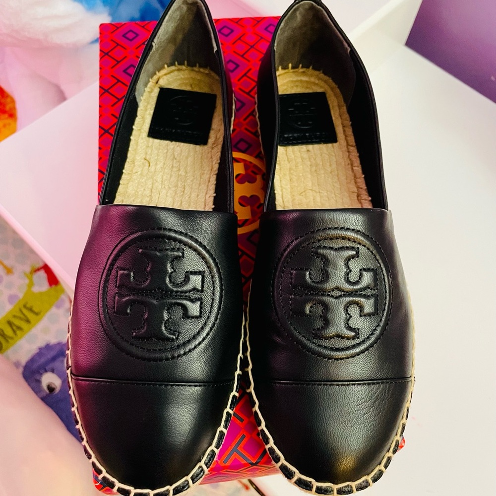 🔥NWT Tory Burch Benton Napa Espradille leather size 7🔥